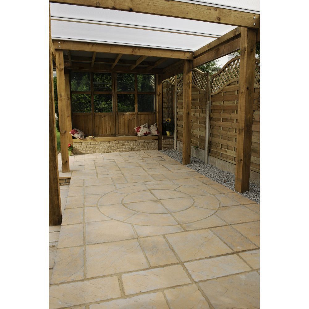 Bowland Stone Chalice Paving Kit 5.76m² - Honey Brown